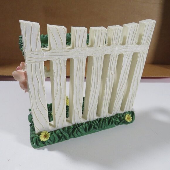 Kohl's Laura Ashley Fence Floral Garden Daisies Toothbrush Holder (pen holder) - Picture 6 of 12